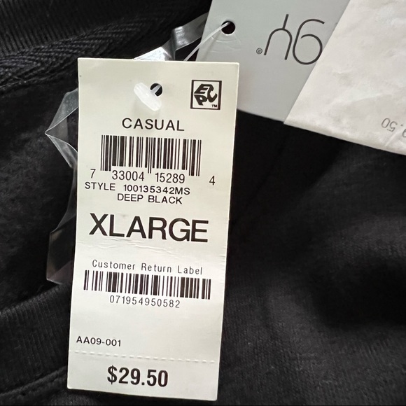 Id Ideology Women's Fleece Black Sweatshirt, Created for Macy's XL - Picture 9 of 10